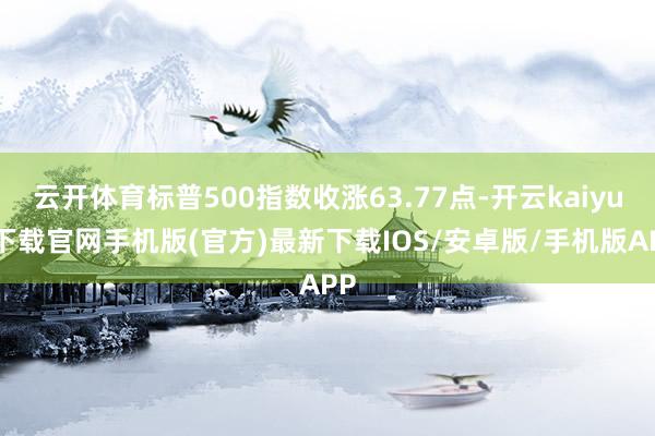 云開體育標(biāo)普500指數(shù)收漲63.77點(diǎn)-開云kaiyun下載官網(wǎng)手機(jī)版(官方)最新下載IOS/安卓版/手機(jī)版APP